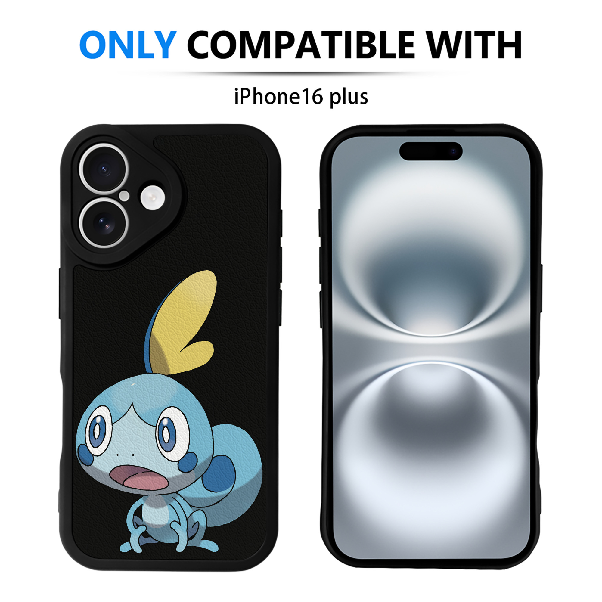 （画像用） ポケットモンスター Pokémon 【iPhone 16シリーズ対応】シリコンスマホケース（レザー調） 材質：シリコン
